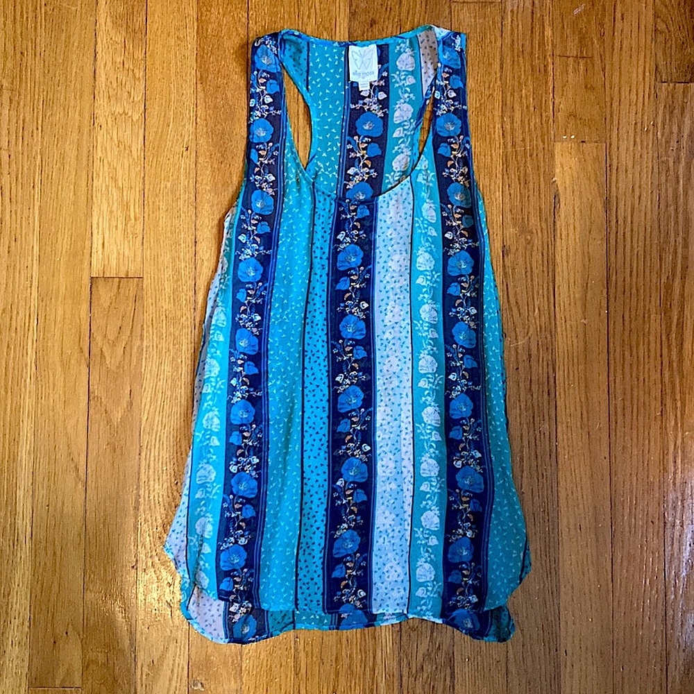 Ella Moss Sheer Printed Tank